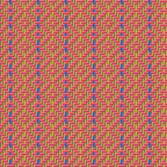 Colorful Striped Bamboo Basketwork Pattern 10