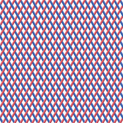 Colorful Striped Bamboo Basketwork Pattern 21