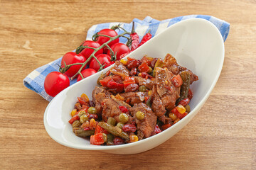 Roasted pork with oyster sauce