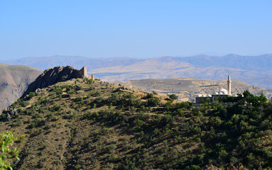 Fototapeta na wymiar Sagman Castle - Pertek - Tunceli - TURKEY
