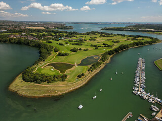 Fareham, Aerial, Photography, daytime, Drone photo. 