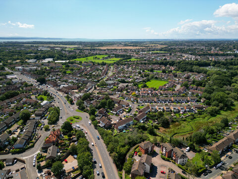 Fareham, Aerial, Photography, daytime, Drone photo. 