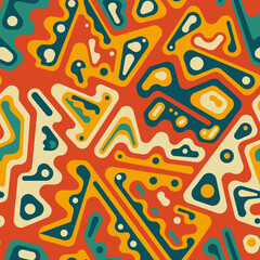 Colorful geometric pattern seamless pattern