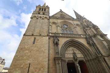La cathédrale Saint Pierre, cathédrale gothique, ville de Vannes, département du Morbihan, Bretagne, France