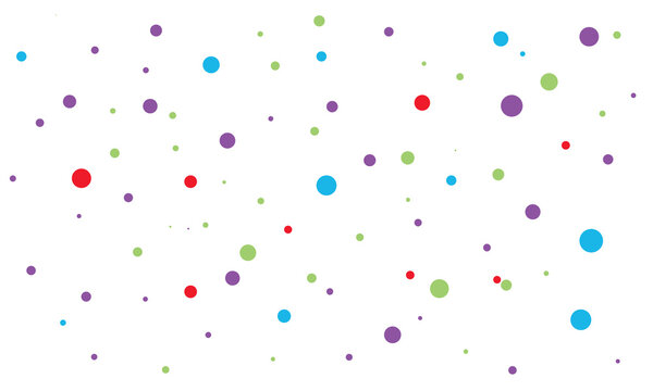 aesthetic colorful dot design vector, dot vector, dot background