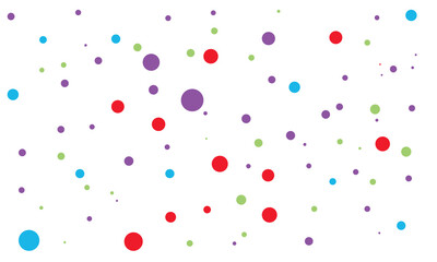 colorful polka dots design vector, dot vector, dot background © MdSabbir