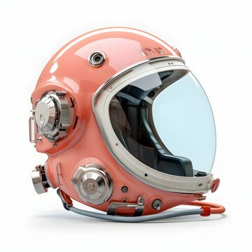 Coral astronaut helmit