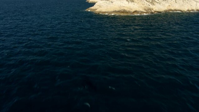 image a&eacute;rienne de marseille depuis l'ile du frioul