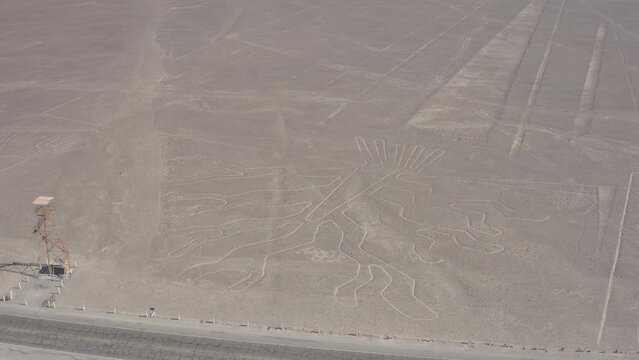 Survol en drone des lignes de Nazca