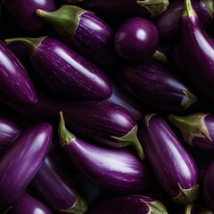 Eggplants as seamless tiles