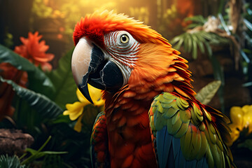 Parrot closeup shoot 