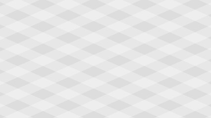 Fototapeta premium Light grey and white checkered tablecloth