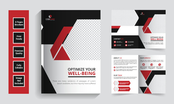 Health care bifold brochure creative template design. Medical health care profile design template, social media post, banner, poster, web banner, digital web banner, medical health care profile design