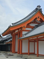 Kyoto Imperial Palace Kyoto Gyoen National Garden Cloud Sky Chinese architecture Temple