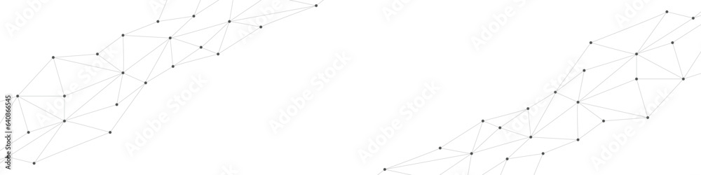 Poster Abstract geometric background. Plexus mesh backdrop. Vector