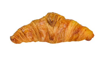 croissant, en gros plan, isolé sur un fond blanc