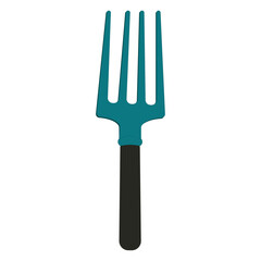Garden hand fork for plants and flowers.