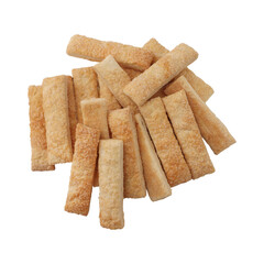 Sweet puff pastry isolated on transparent background	