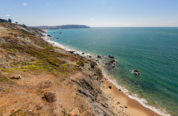 Fototapeta na wymiar Sunny view of the landscape near San Francisco Bay