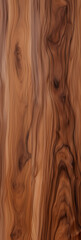 Walnut wood board piece close-up