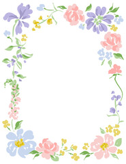 Obraz na płótnie Canvas Vector Beautiful Floral Illustration