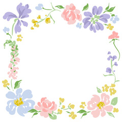 Vector Beautiful Floral Frame