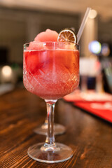 cocktail with ice