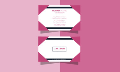 Simple Professional Business card design for personal and company identity.
