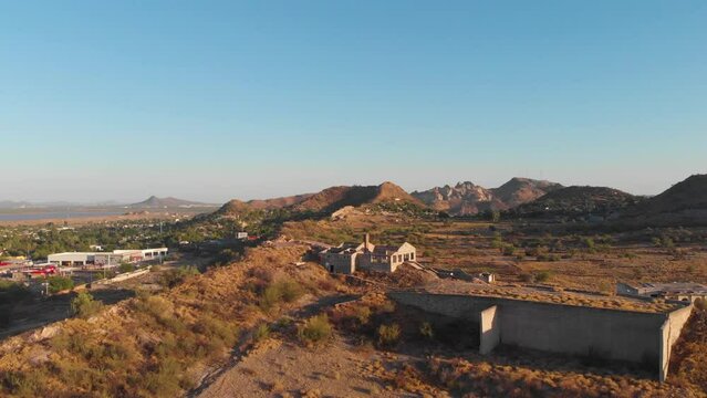 Toma A&eacute;rea con Drone del casino del diablo en Hermosillo, Sonora.