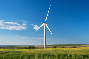 Fototapeta premium Wind Turbines Windmill Energy Farm