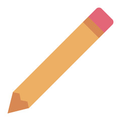 Pencil flat icon