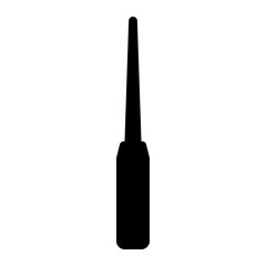 Needle Tool solid glyph icon