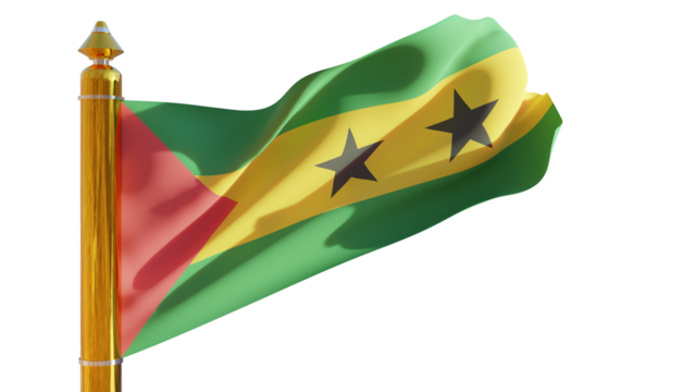 Flag of Sao Tome & Principe