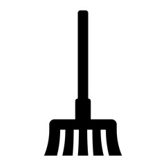 Broom solid glyph icon