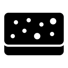 Sponge solid glyph icon