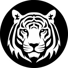 Tiger | Minimalist and Simple Silhouette - Vector illustration