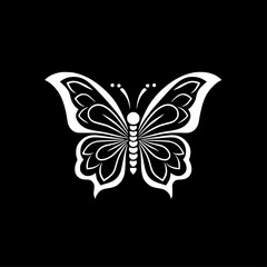 Butterfly - Minimalist and Flat Logo - Vector illustration