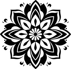 Mandala - High Quality Vector Logo - Vector illustration ideal for T-shirt graphic