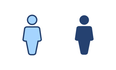 Obraz premium Man icon vector. male sign and symbol. human symbol