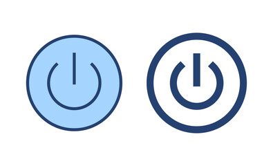 Power icon vector. Power Switch sign and symbol. Electric power