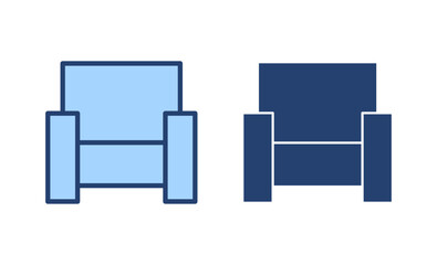Sofa icon vector. sofa sign and symbol. furniture icon