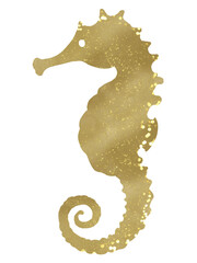 タツノオトシゴの年賀状イラスト © shiratama