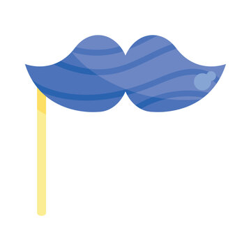 fake mustach illustration
