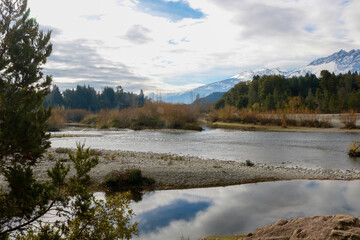 lake in the mountains