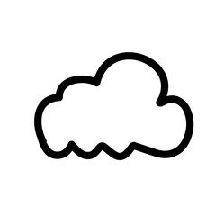 cloud line icon