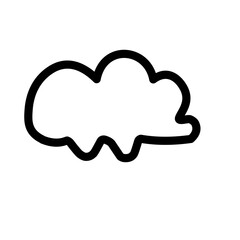 cloud line icon