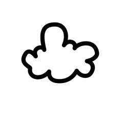 cloud line icon