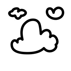 cloud line icon