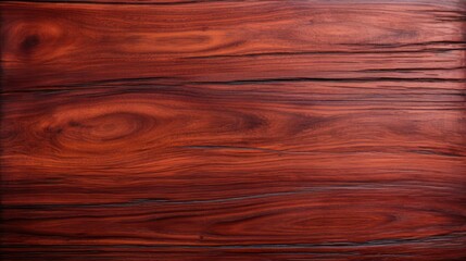 Fototapeta premium background Saturated texture of mahogany. The texture of a new polished wooden board in red tone. 