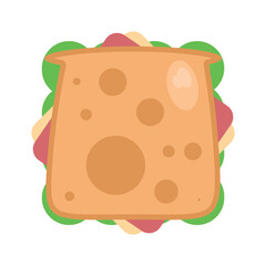 ham and cheese sandwich